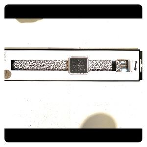 Casetify Saffiano Leather Apple Watch strap, 42mm